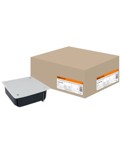 Распаячная коробка СП 115х115х45мм, крышка, метал. лапки, IP20, TDM (SQ1403-0008). Распаячная коробка СП. TDM ЕLECTRIC во Владимире