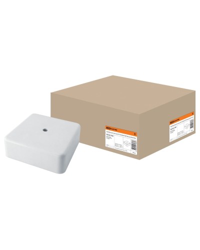 Коробка КР 50х50х20 ОП белая, IP40 (SQ1401-0201). Распаячная коробка. TDM ЕLECTRIC во Владимире
