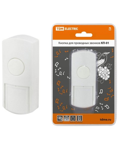 КП-01 (SQ1901-0019). Кнопка для проводных звонков. TDM ЕLECTRIC во Владимире