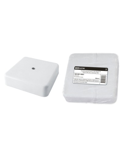 Коробка КР 100х100х29 ОП белая, IP40 (SQ1401-0907). Распаячная коробка. TDM ЕLECTRIC во Владимире