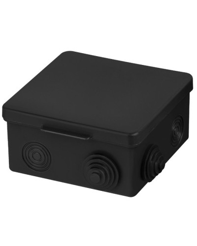 Распаячная коробка ОП 100х100х55мм, крышка, IP54, 8вх., черная TDM (SQ1401-0913). Распаячная коробка ОП. TDM ЕLECTRIC во Владимире