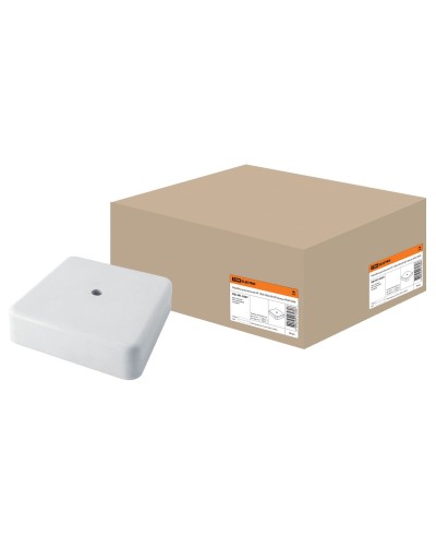 Коробка КР 100х100х29 ОП белая, IP40 (SQ1401-0207). Распаячная коробка. TDM ЕLECTRIC во Владимире