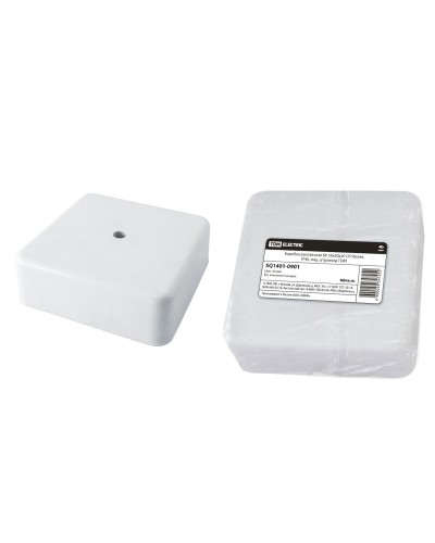 Коробка КР 50х50х20 ОП белая, IP40 (SQ1401-0901). Распаячная коробка. TDM ЕLECTRIC во Владимире