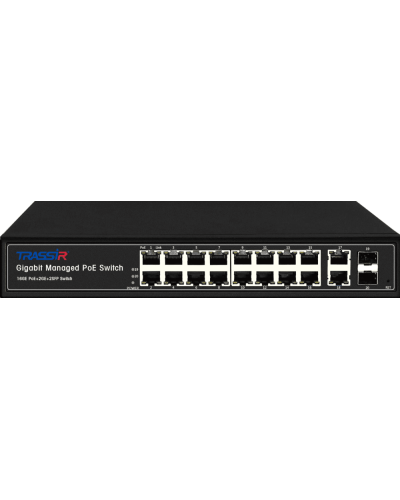 TR-NS24202S-300-16PoE. Коммутатор с PoE. Trassir во Владимире