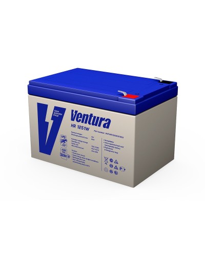 Ventura HR 1251W. Аккумулятор герметичный свинцово-кислотный. Ventura во Владимире