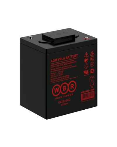 WBR EVX225-6G. Аккумулятор герметичный свинцово-кислотный. WBR во Владимире
