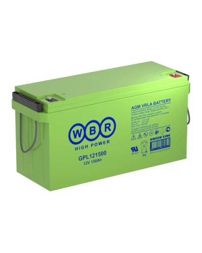 WBR GPL121500A. Аккумулятор герметичный свинцово-кислотный. WBR во Владимире