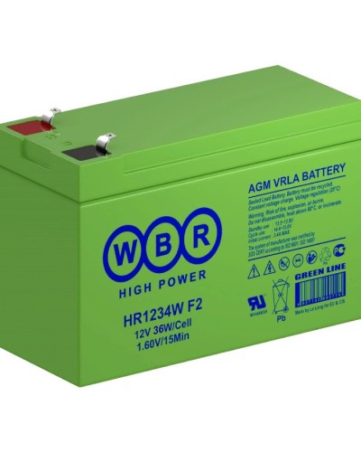 WBR HR1234W F2. Аккумулятор герметичный свинцово-кислотный. WBR во Владимире