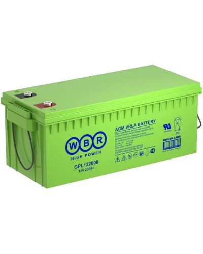 WBR GPL122000. Аккумулятор герметичный свинцово-кислотный. WBR во Владимире