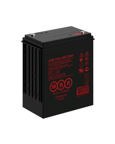 WBR EVX330-6G. Аккумулятор герметичный свинцово-кислотный. WBR во Владимире