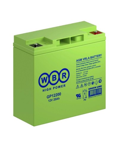 WBR GP12200. Аккумулятор герметичный свинцово-кислотный. WBR во Владимире
