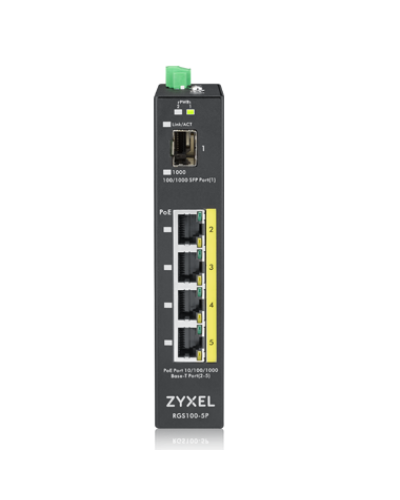 RGS100-5P-ZZ0101F. Промышленный PoE+ коммутатор. ZYXEL во Владимире