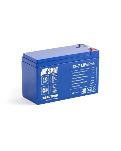 Skat i-Battery 12-7 LiFePo4 (645). Li-Ion аккумулятор. Бастион во Владимире