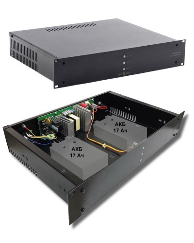 СКАТ-1200И7 RACK (СКАТ ИБП-12/5-2x17-RACK) (2142). Источник вторичного электропитания резервированный. Бастион во Владимире