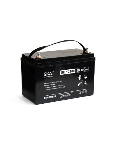 SKAT SB 12100 (2542). Аккумулятор герметичный свинцово-кислотный. Бастион во Владимире