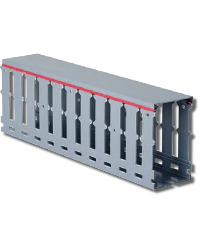Короб перфорированный 80x40 RL12 (00163RL) серый: Короб перфорированный с крышкой во Владимире