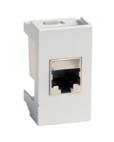 Розетка RJ-45 Viva 1 модуль серая (45138): Розетка компьютерная с одним разъёмом во Владимире