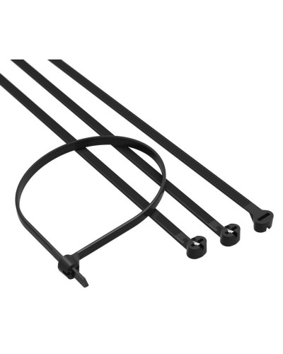 Хомут 4,8x300 P6.6, черный (100шт) (21317SR): Хомут с двойным замком во Владимире