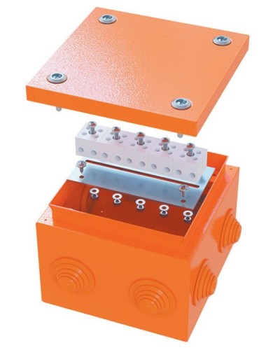 Коробка FS 150х150х80 5P (FSB31516): Коробка ответвительная огнестойкая стальная во Владимире