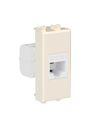 Розетка RJ-45, кат.5E, Avanti, 1 модуль, ванильная дымка (4405661): Розетка компьютерная модульная во Владимире