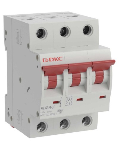 YON max MD63N 3P 32А 6кА C (MD63N-3PC32). Автоматический выключатель. ДКС во Владимире