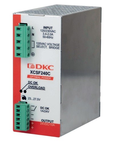 Источник питания однофазный, 240Вт, 5А, 48В (XCSF240DP). Источник питания OPTIMAL POWER однофазный, с ORing диодом. ДКС во Владимире