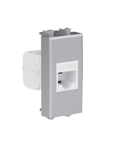 Розетка RJ-45, кат.5E, Avanti, 1 модуль, закаленная сталь (4404661): Розетка компьютерная модульная во Владимире
