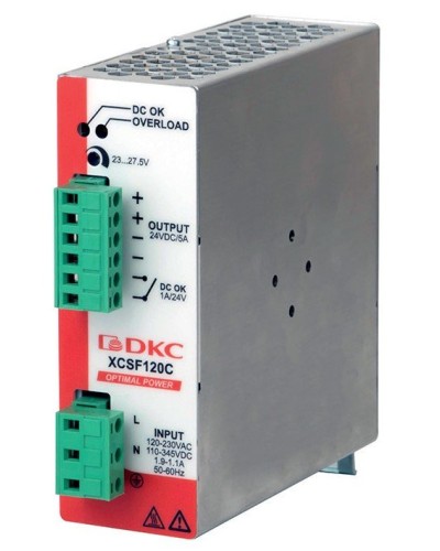 Источник питания однофазный, 120Вт, 2.5А, 48В (XCSF120DP). Источник питания OPTIMAL POWER однофазный, с ORing диодом. ДКС во Владимире