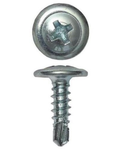Саморез с пресс-шайбой 4.2х16 со сверлом (200 шт) (CM274016). Саморез с пресс-шайбой. ДКС во Владимире