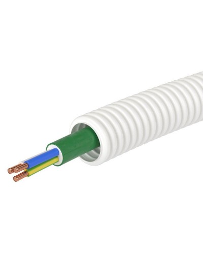 Труба ПЛЛ D20 + ППГнг(А)-HF 3х1,5 (ГОСТ+) (8L82050HF). Гофрошланг с кабелем. ДКС во Владимире