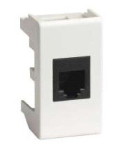 Розетка RJ-45 Viva 1 модуль белая (45038): Розетка компьютерная с одним разъёмом во Владимире