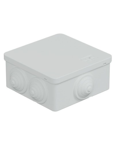 Коробка JBS101 100х100х55, 6 вых., IP55, белая (44037W-1). Коробка монтажная. Экопласт во Владимире