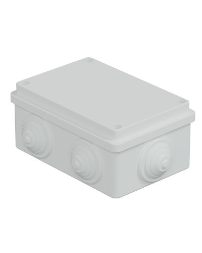 Коробка JBS120 120х80х50, 6 вых., IP55, белая (44008W-1). Коробка монтажная. Экопласт во Владимире