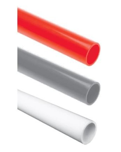 Ecoplast труба ПВХ гладкая, для аспирационной системы, D25, красная (33025-RD). Труба для аспирационной системы. Экопласт во Владимире