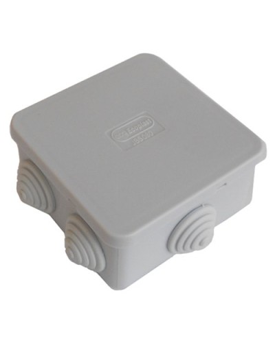 Коробка JBS080 85х85х50, 6 вых., IP44, белая (44066W-1). Коробка монтажная. Экопласт во Владимире
