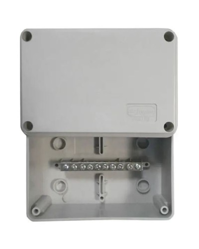 Коробка (КУП) JBS080 85х85х40, 6 вых, IP44 (44006KP): Коробка уравнивания потенциалов (КУП), 6х9мм, 8 зажимов во Владимире