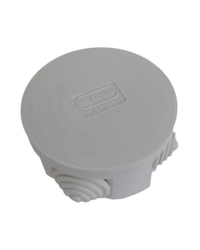 Коробка 3001 D70x36, 4 вых, IP55, серая (44001HF). Коробка монтажная. Экопласт во Владимире