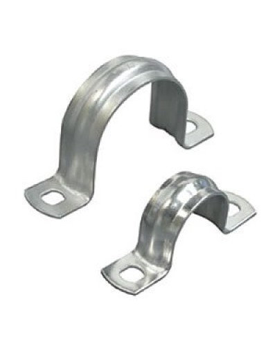 Скоба двухлапковая D50 с двумя отверстиями (50шт) (43650-50): Скоба оцинкованная во Владимире