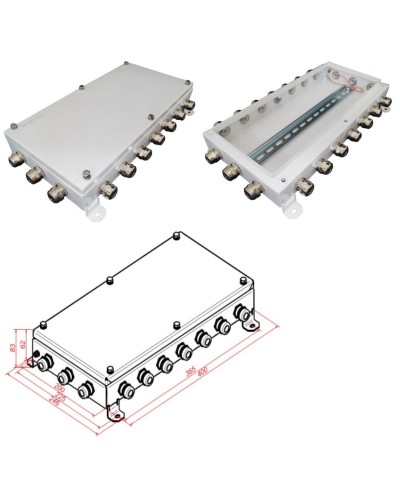 КМ IP66-2040. Коробка монтажная электротехническая. Гефест во Владимире
