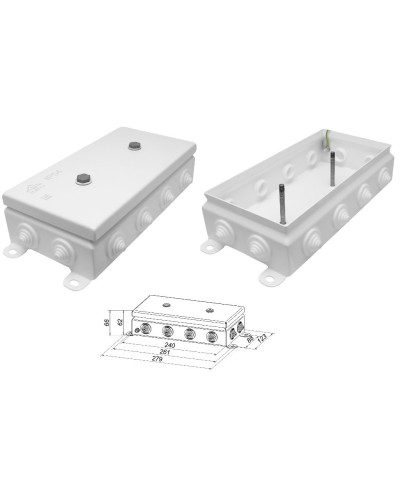 КМ IP55-1224. Коробка монтажная электротехническая. Гефест во Владимире