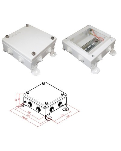 КМ IP55-1515. Коробка монтажная электротехническая. Гефест во Владимире