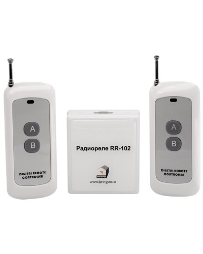 RR-102 + 2 пульта, 250-950 метров, питание 12В. Комплект радиореле. ИПРо во Владимире