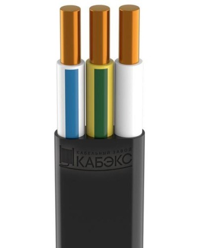 ВВГ-Пнг(А)-LS 3х2,5 ОК (N PE) 0,66кВ Кабэкс (ТХМ00375262). Кабель силовой огнестойкий, не распространяющий горение, с низким дымо- и газовыделением. Кабэкс во Владимире