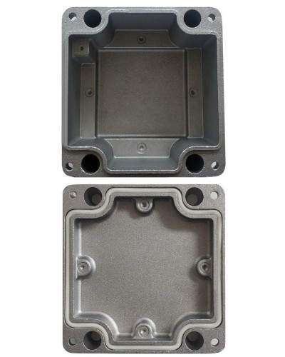МКС Мороз, глухая, IP66/IP68, серый. Коробка коммутационная металлическая. Магнито-Контакт во Владимире