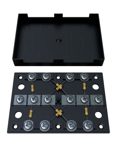 KRA-4 300 Om black (MEC42104). Коробка на 4 абонента. МЭК-Электрика во Владимире