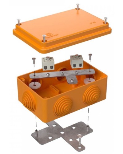 Коробка огнестойкая 120х80х50 (40-0340-FR2.5-4). Коробка огнестойкая для открытой установки. Промрукав во Владимире