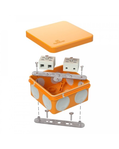 Коробка огнестойкая 80х80х40 (60-0210-FR10.0-4). Коробка огнестойкая для открытой установки. Промрукав во Владимире