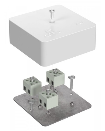 Коробка огнестойкая 75х75х30 (40-0450-FR1.5-6). Коробка огнестойкая для открытой установки. Промрукав во Владимире