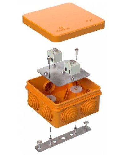 Коробка огнестойкая 80х80х40 (40-0210-FR1.5-4). Коробка огнестойкая для открытой установки. Промрукав во Владимире