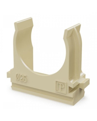 Крепёж-клипса для труб АБС-пластик сосна D25 (100 шт) (PR13.0050). Крепление для труб ПВХ. Промрукав во Владимире